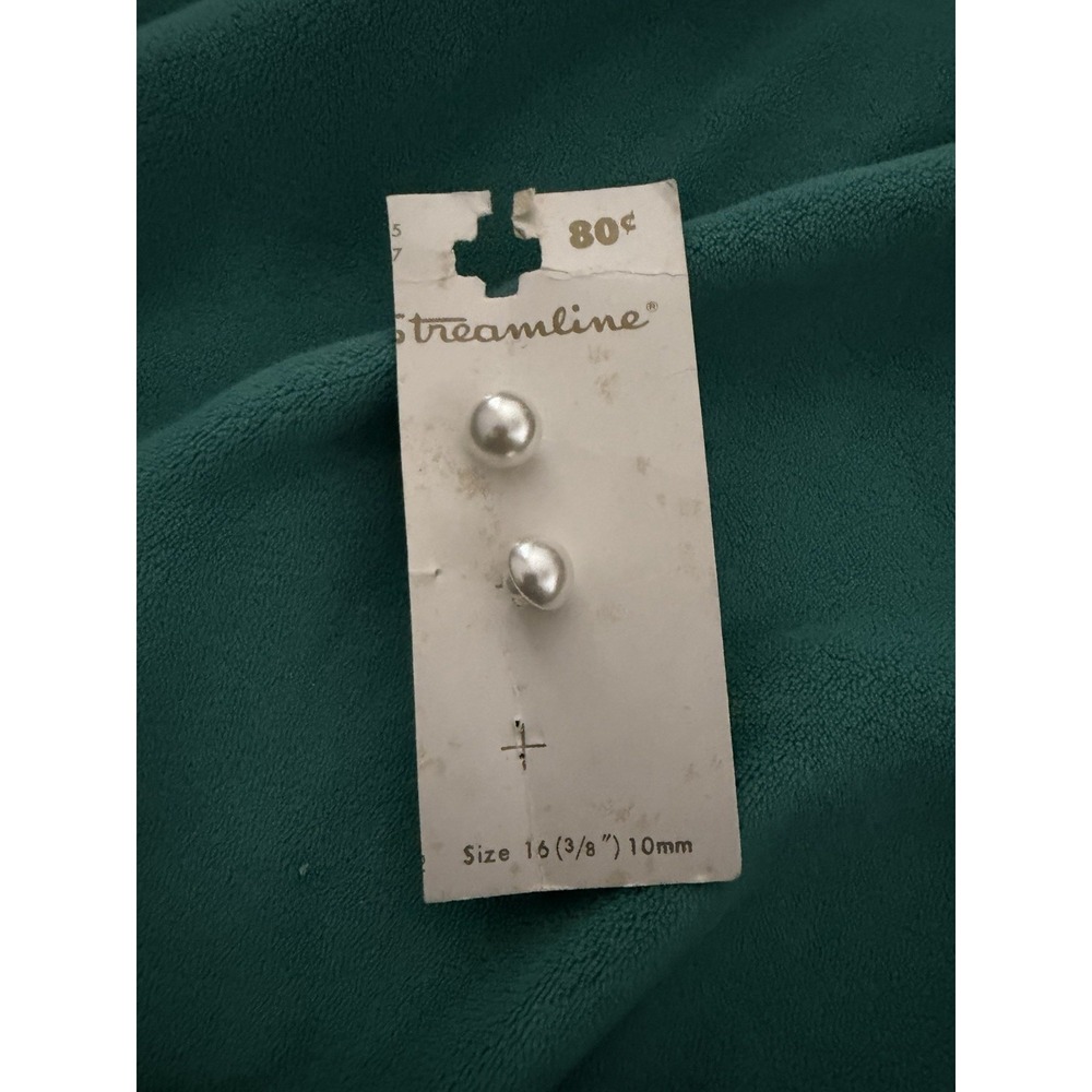 Streamline Pearl Shank Vintage Buttons - Set Of 2